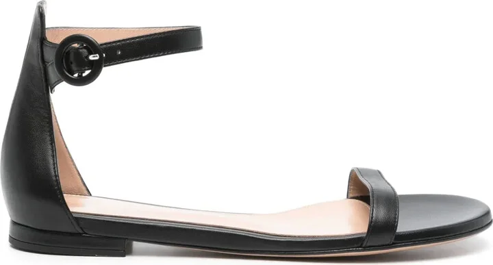 Leather Flat Sandals