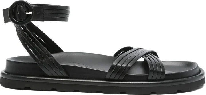 Leather Flat Sandals