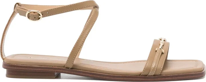 Leather Flat Sandals