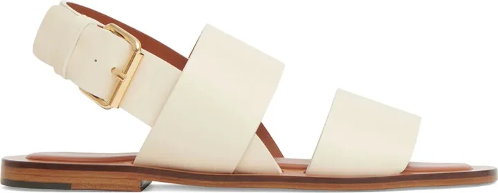 Leather Flat Sandals