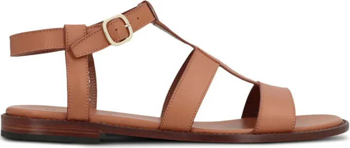 Leather Flat Sandals