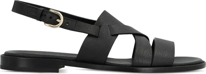 Leather Flat Sandals