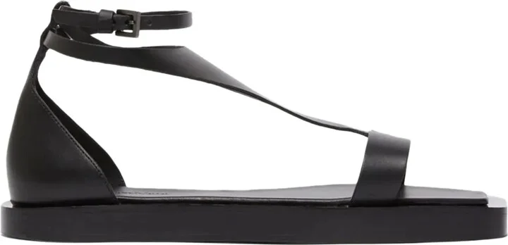 Leather Flat Sandals