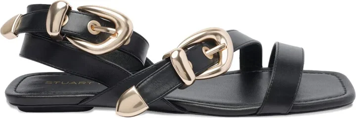 Leather Flat Sandals