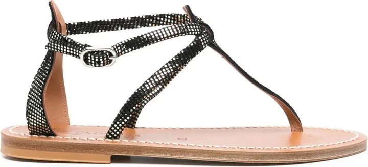 Leather Flat Sandals