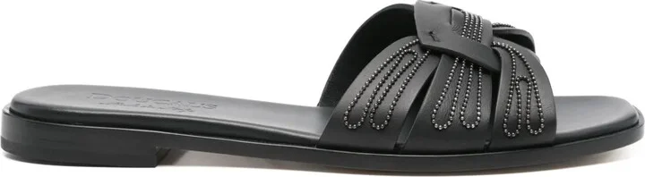 Leather Flat Sandals