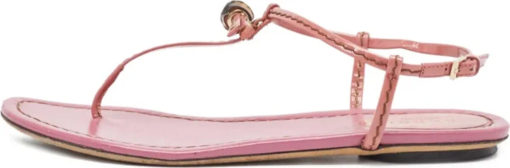 Leather Flat Sandals