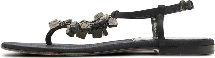Leather Flat Sandals