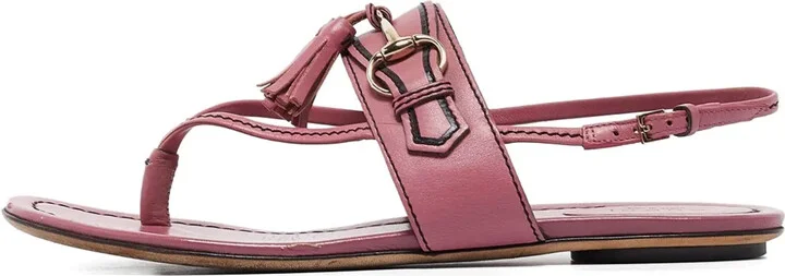 Leather Flat Sandals