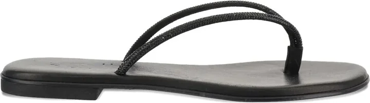 Leather Flat Sandals