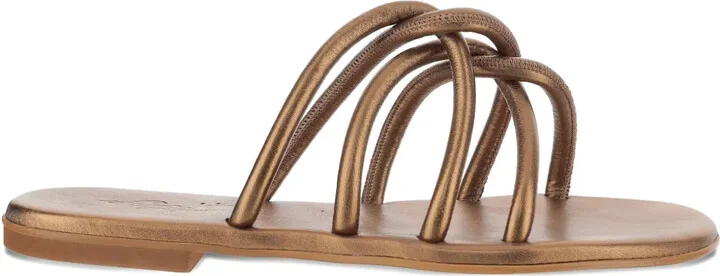 Leather Flat Sandals