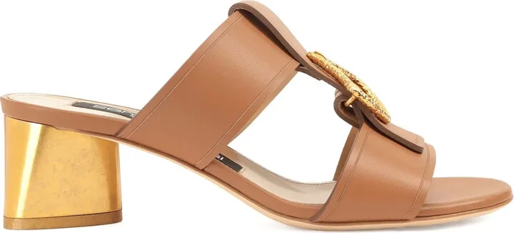 Leather Flat Sandals