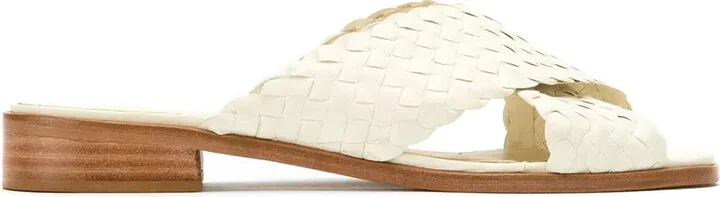 Leather Flat Sandals