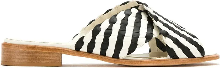 Leather Flat Sandals