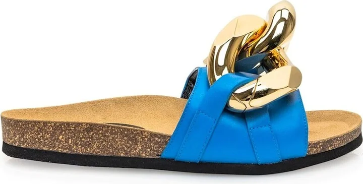 Leather Flat Sandals