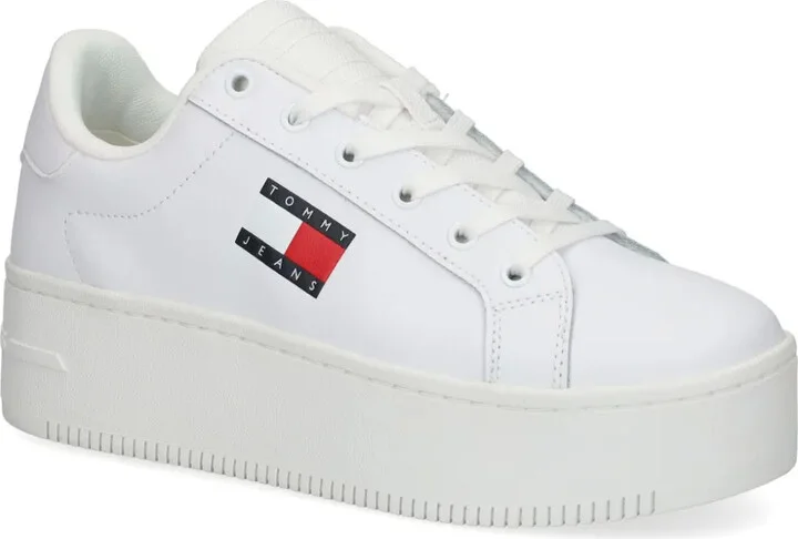 Leather Flatform Sneakers - Image 2