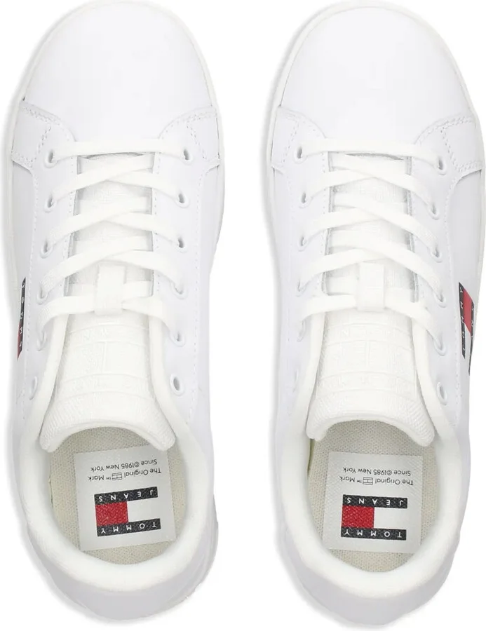 Leather Flatform Sneakers - Image 4