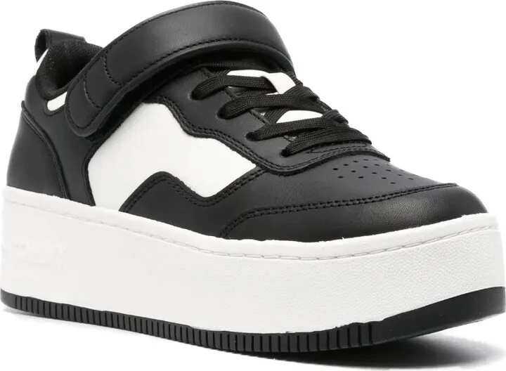Leather Flatform Sneakers - Image 2