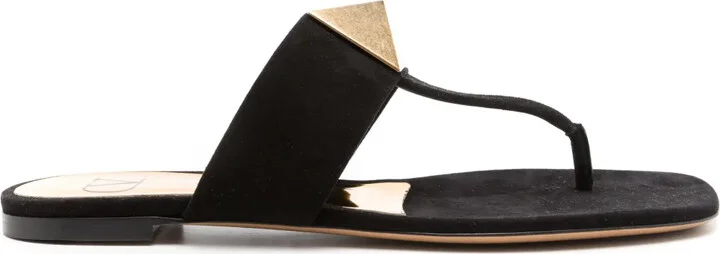 Leather Flip-Flop Sandals