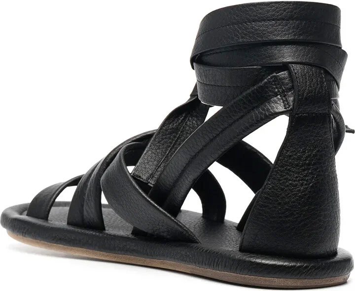 Leather Gladiator Sandals - Image 3