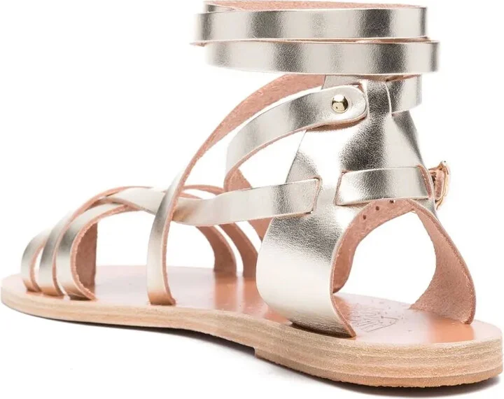 Leather Gladiator Sandals - Image 3