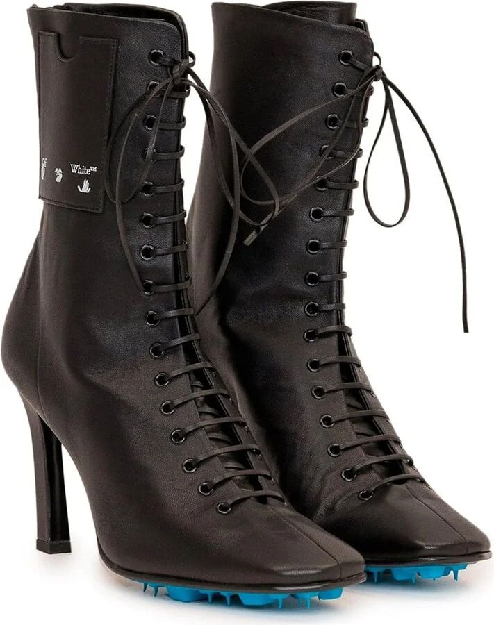 Leather Heel Boots - Image 2