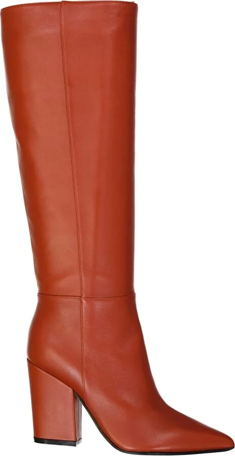 Leather Heel Boots