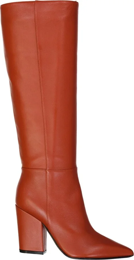 Leather Heel Boots