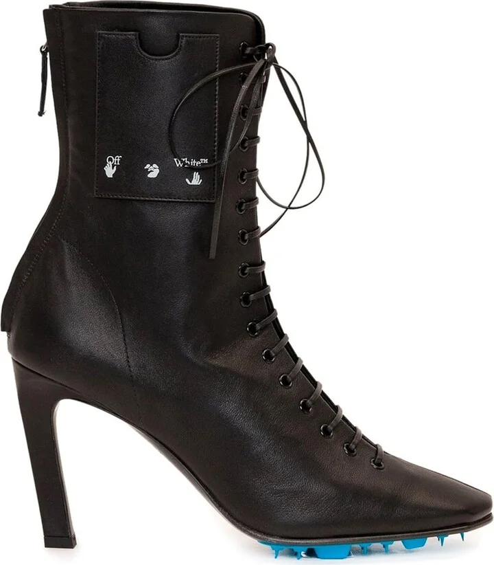 Leather Heel Boots