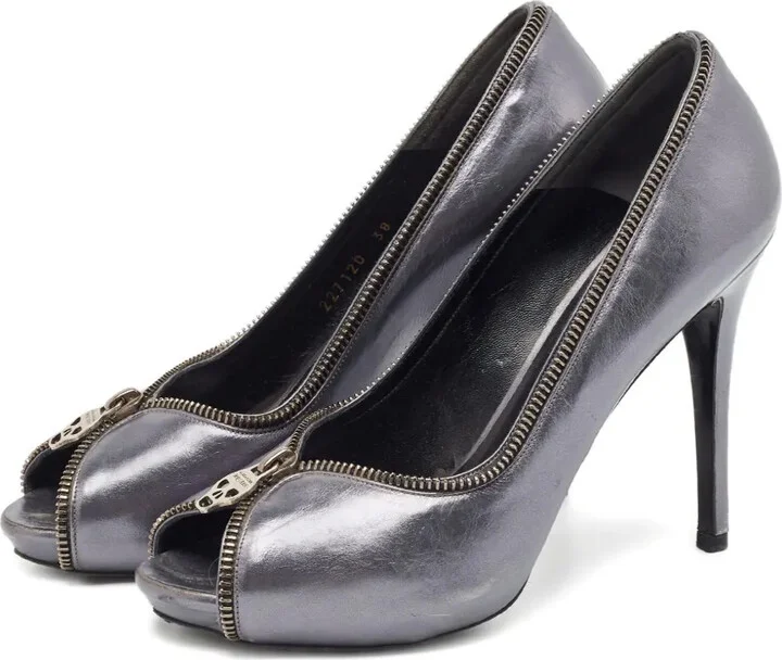 Leather Heel Pumps - Image 2