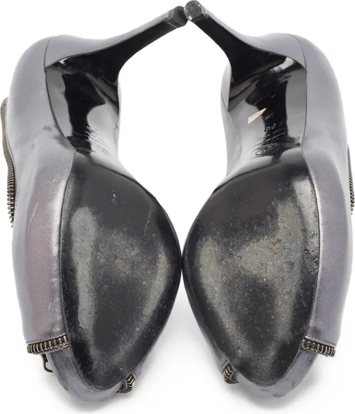 Leather Heel Pumps - Image 5