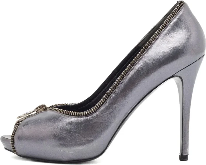 Leather Heel Pumps