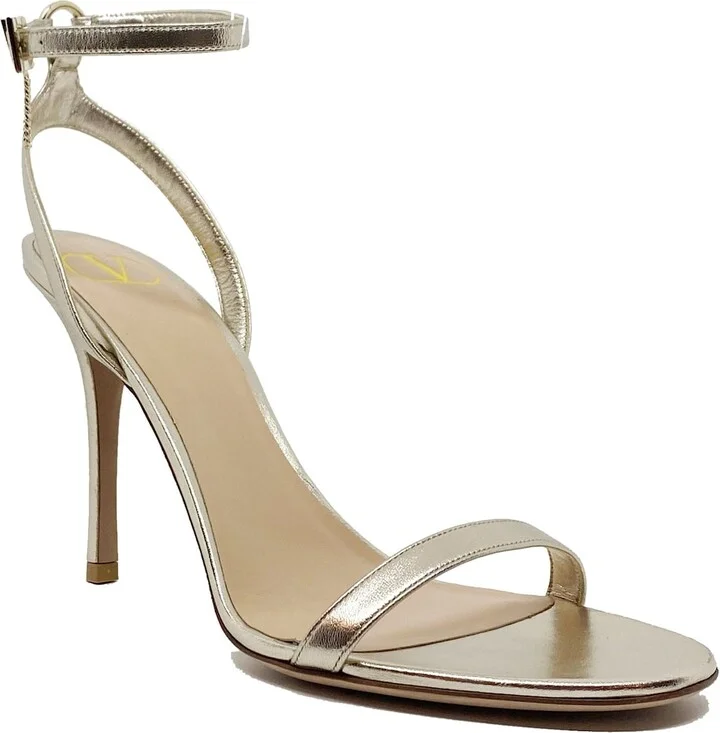 Leather Heel Sandals - Image 2