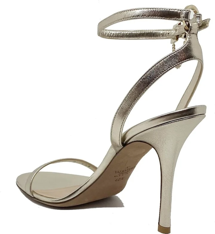 Leather Heel Sandals - Image 3