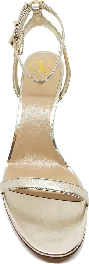 Leather Heel Sandals - Image 4