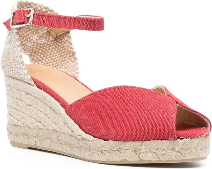 Leather Heeled 70mm Espadrilles - Image 2