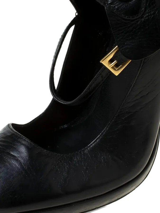 Leather Heeled Boots - Image 5