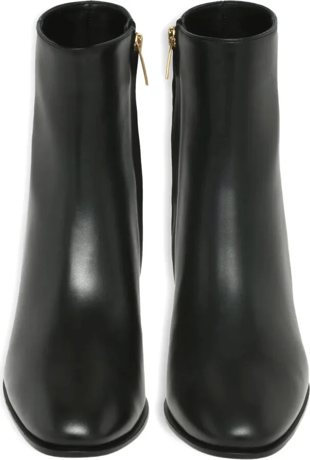 Leather Heeled Boots - Image 4
