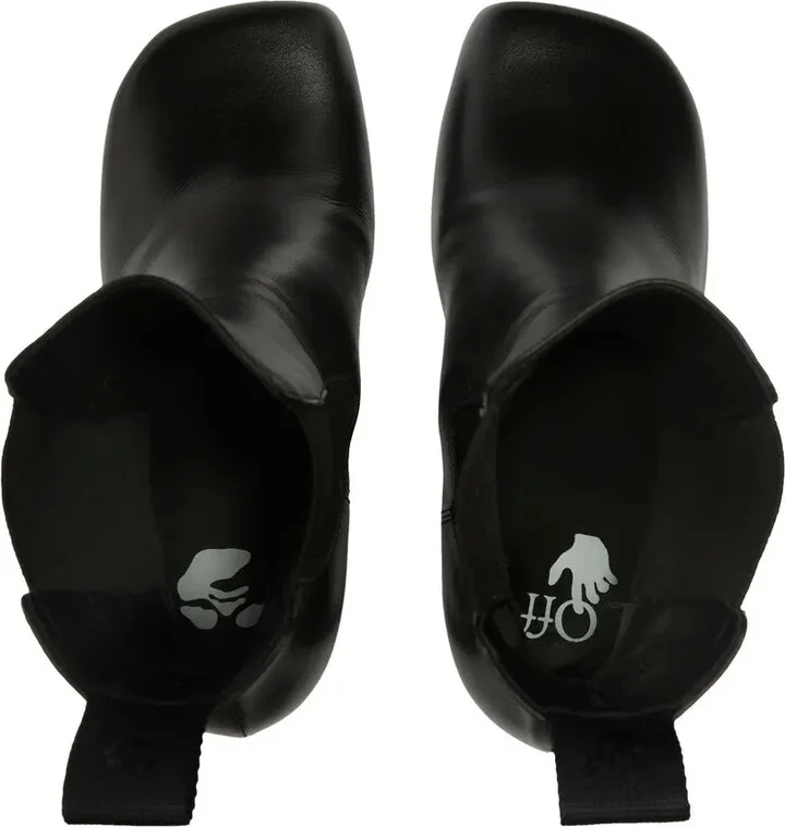 Leather Heeled Boots - Image 4