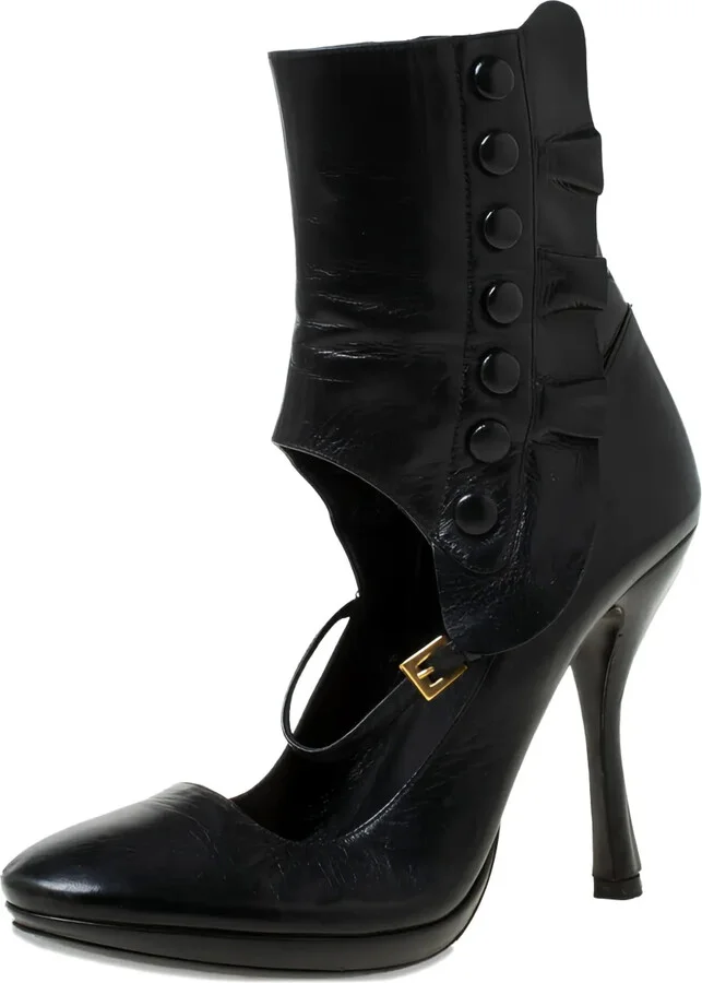Leather Heeled Boots