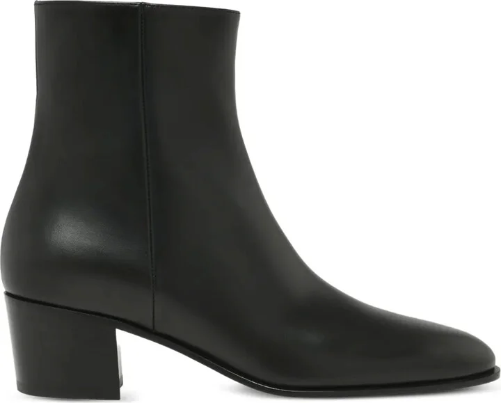 Leather Heeled Boots