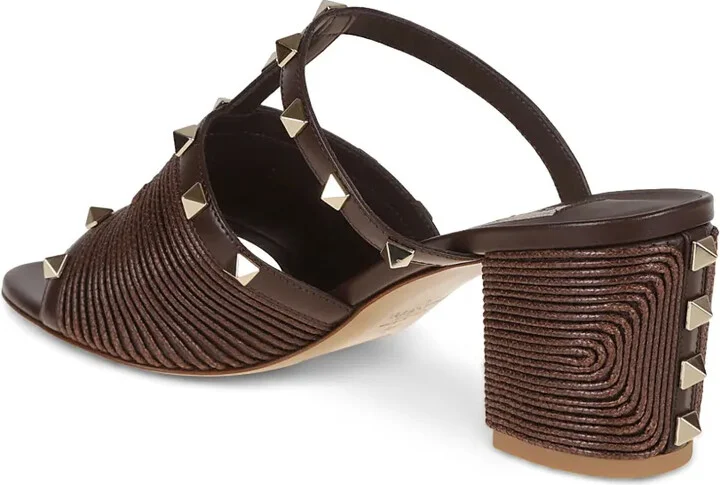 Leather Heeled Mules - Image 3