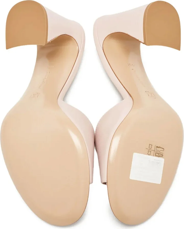 Leather Heeled Mules - Image 4