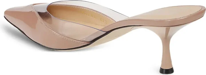 Leather Heeled Mules - Image 3