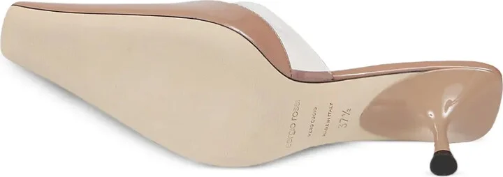 Leather Heeled Mules - Image 4