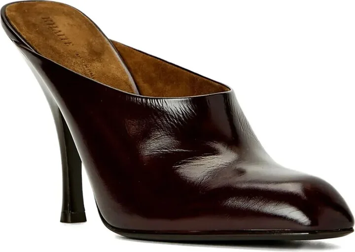 Leather Heeled Mules - Image 2