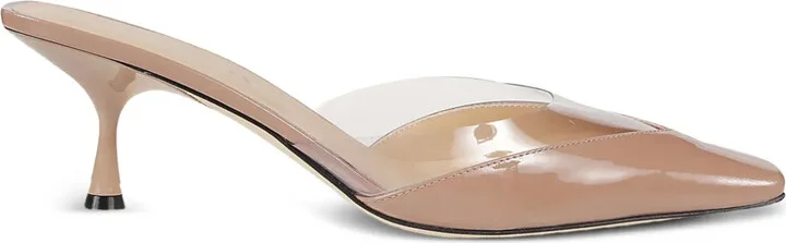 Leather Heeled Mules