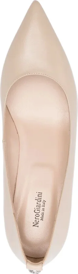 Leather Heeled Pumps - Image 4