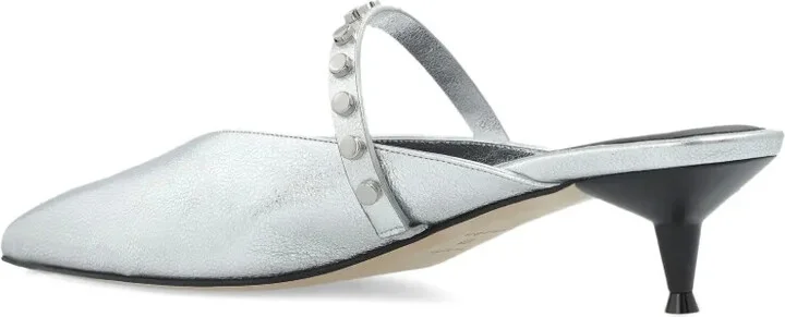 Leather Heeled Pumps - Image 3