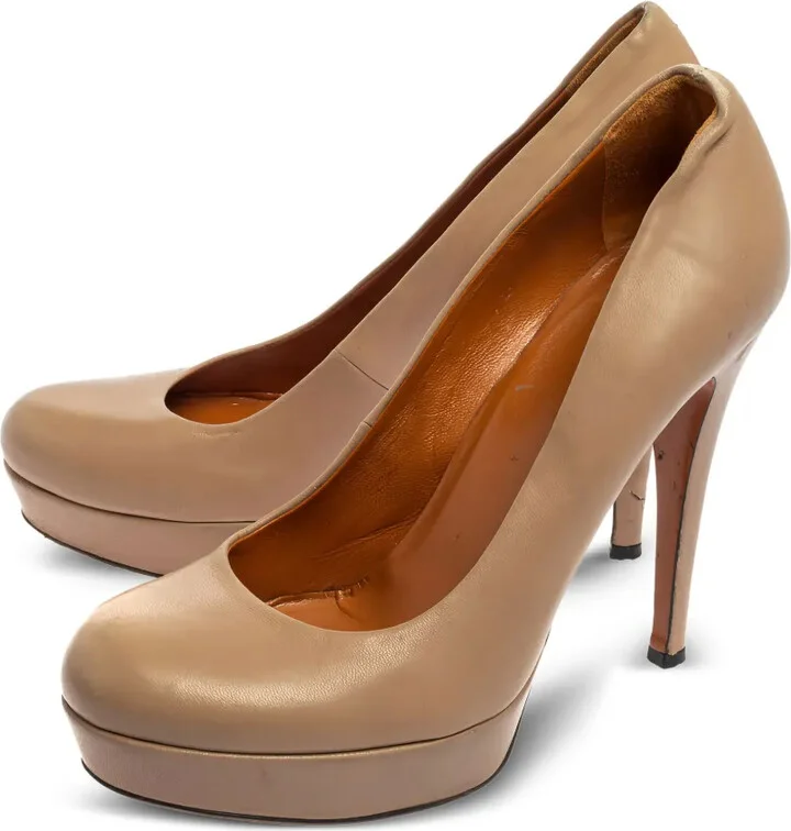 Leather Heeled Pumps - Image 3